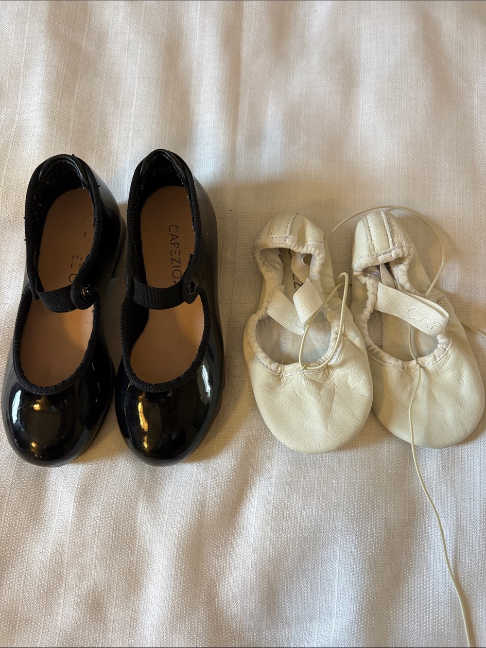 Capezio Girls tap and ballet shoes size 9